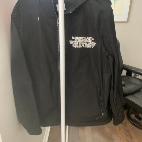 BURBERRY - Location print shape-memory taffeta jacket - Picture 4 of 4